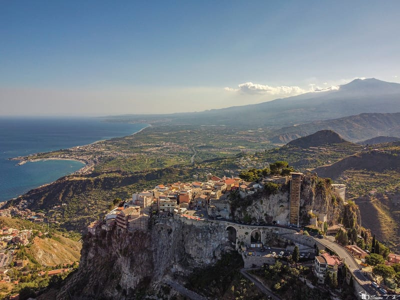 Castelmola hilltown above Taormina