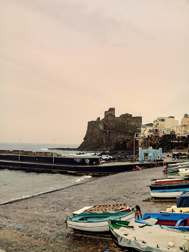 Ionian coastline between Messina and Taormina
